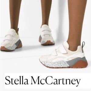 Stella McCartney Women Chunky Sneakers 5 Eclypse Trainers Designer Italy White